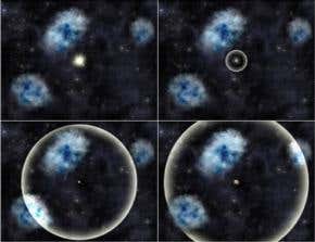 Light 'echoes' help gauge supernova's fury