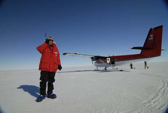 Bindschadler on the Pine Island Glacier ice shelf