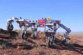 Giant robots could carry lunar bases on their backs