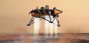 Mars lander aims for touchdown in 'Green Valley'