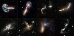 Hubble telescope reveals a zoo of galaxy mergers