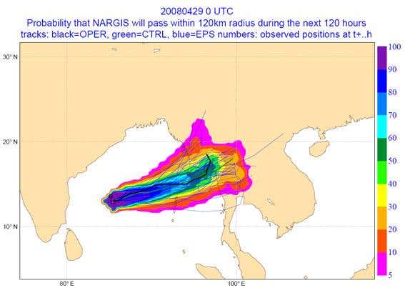 Burma cyclone was forecast four days in advance