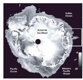Antarctic sticks out huge annual ice 'tongue'