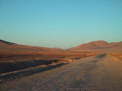 The Atacama Desert in Chile is the driest place on Earth - too dry in some places to support any life 