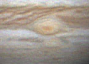 Jupiter's third red spot torn apart by siblings