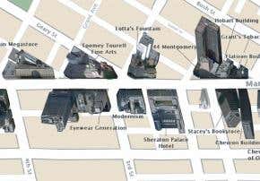 Personalised maps show the view from the street