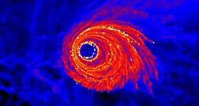 Simulation shows stars form around black holes after all