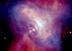 Cosmic particle accelerator pinpointed in Crab Nebula