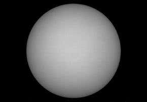 Sun's face virtually spot-free for months