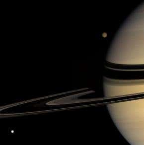 Saturn magnetises its moon Titan