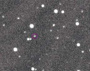 Space rock collides with Earth right on time