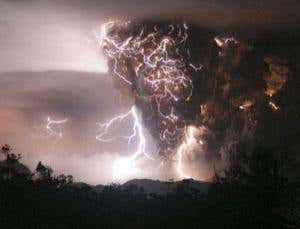 Volcanic lightning may have sparked life on Earth