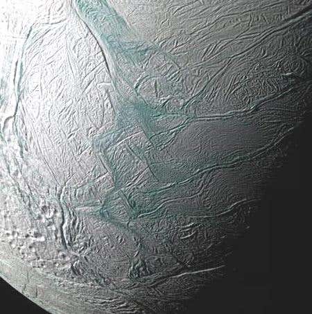 Saturn's moon Enceladus, captured here by NASA's Cassini probe, might harbour an underground ocean capable of sustaining life