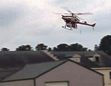 Robot helicopter takes flight navigation to a new low