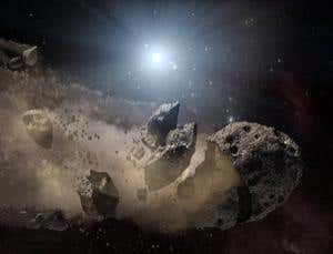 Alien asteroid dust hints at Earth-like planets