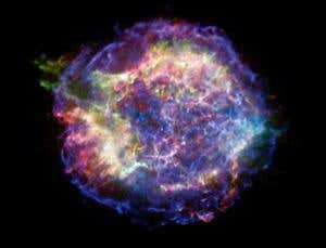 Supernova's ghost caught expanding in new video