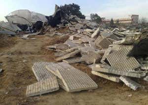 A lot of the damage was done by Israeli tanks and bulldozers, a UN spokesman says