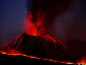 The man who collects molten lava for a living