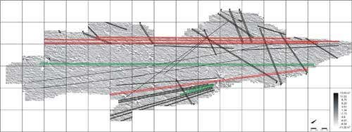 Gorka's team's interpretation of the PP01-36 geoglyph complex