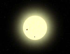 Alien world is slimmest and fastest known