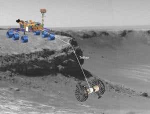 'Marsupial' robots could roam Mars and the Moon