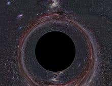 What would it look like to fall into a black hole?