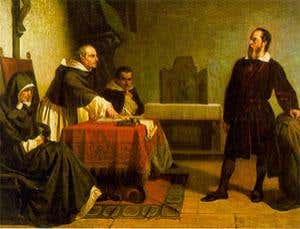 Galileo facing the Roman Inquisition (Painting by Cristiano Banti)
