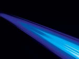 Quantum lasers: Half light, half matter