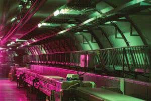 Inside the Large Electron-Positron Collider (LEP) ring at CERN. The LEP was used for many years to study antimatter, among other things 