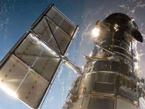 Space shuttle releases upgraded Hubble