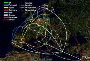 Europe's HIV followed holiday routes