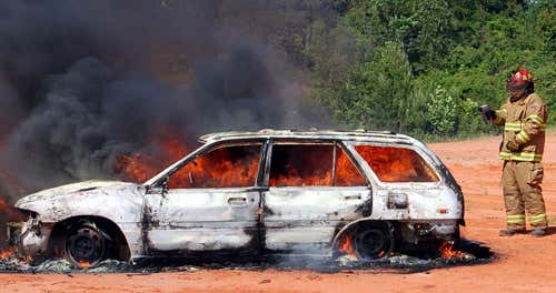 A body can be completely destroyed if it is put in the trunk of a car, especially if it lies on a rubber tyre