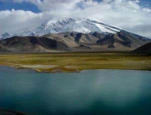 As ice melts from glaciers in the region, lower lying land like that along the Silk Road floods 