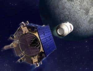 Lunar probe launches on collision course with moon