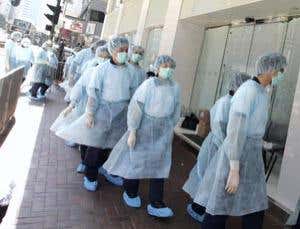Health workers may flee in pandemic panic