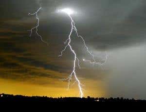 Lightning may have cooked dinner for early life