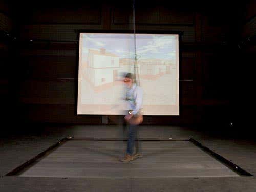 Because of the location work involved, the researchers could work with only a few participants. To overcome this, they have developed an omnidirectional treadmill that will allow participants to freely explore a virtual environment from within the controlled confines of the research institute