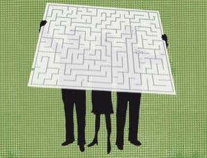 Why humans can't navigate out of a paper bag