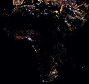 Night-time photos shed light on growing economies