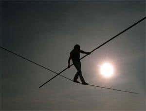 Beyond space and time: 1D – Walk the line