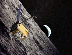 One partner stumbles in lunar probe pas de deux
