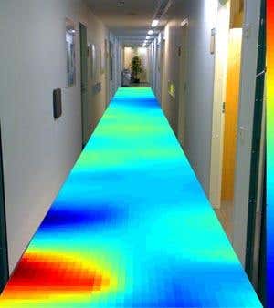 How the robot would see in magneto-vision