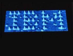 The iconic image created in 1990 by moving atoms into place to spell I-B-M