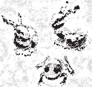 The unscrambled image clearly shows a frog and two rabbits.  in the animated versions these are easier for the brain to pick out amongst the noise