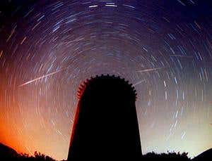 Meteor shower this week as we cut through comet trails