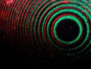 Rainbow trapped for the first time