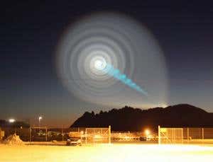 Strange 'Norway spiral' was an out-of-control missile