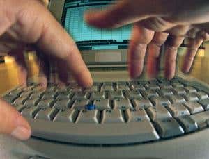 Your keyboard knows that it's you and you're stressed