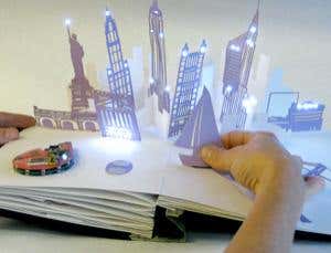 Embedded electronics bring pop-up books to life