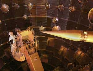 Giant laser reaches key milestone for fusion